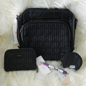 LUG MIDNIGHT BLACK LOT RANGER RODEO COIN POUCH PEN